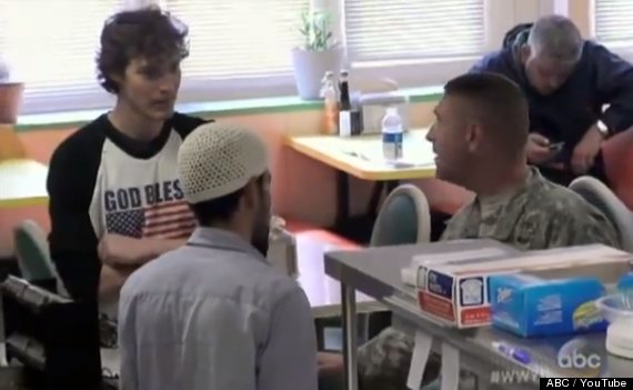 An American Hero – Soldier’s Amazing Response To Anti-Muslim Comments: “We Live In America”