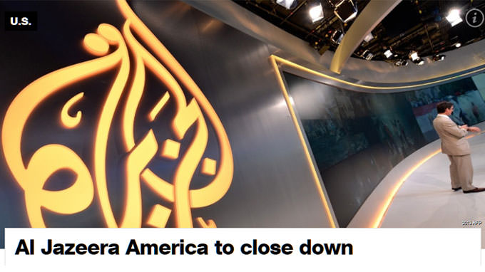 Al Jazeera Media Network to Expand International Digital Services in U.S.; Al Jazeera America to Cease Operations in the Coming Months