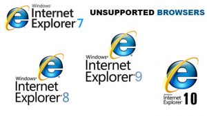 On January 12, 2016, the support clock ran out for Internet Explorer (IE) 8, 9 and 10.