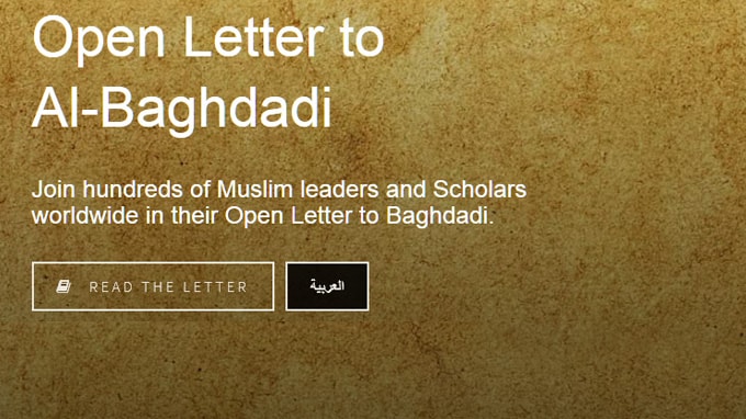 Join hundreds of Muslim leaders and Scholars worldwide in their Open Letter to Baghdadi.