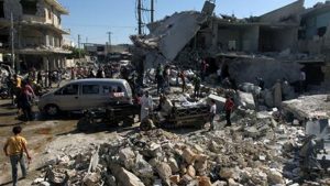 Syria’s civil war: Air raids ‘kill civilians’ in Aleppo