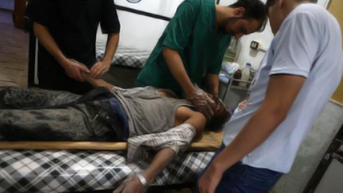 Syria's war: Bodies litter floor at hospital in Aleppo