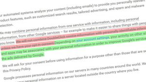 Google Has Quietly Dropped Ban on Personally Identifiable Web Tracking