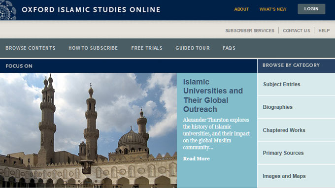 Oxford Islamic Studies Online