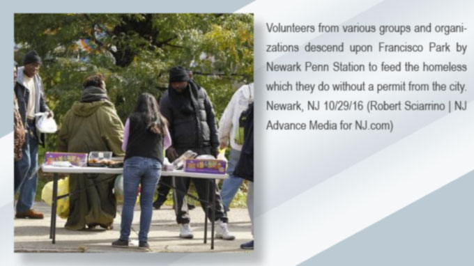 Feeding the homeless in Newark requires a permit
