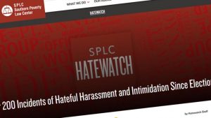 Over 200 Incidents of Hateful Harassment and Intimidation Since Election Day