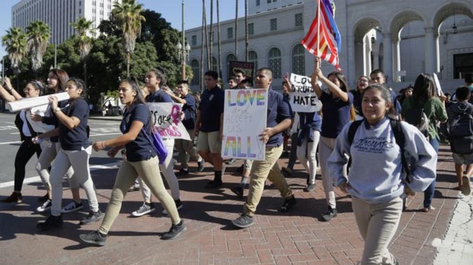 Students Walk Out, Call for ‘Sanctuary Campus’