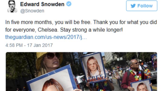 Obama Commutes Chelsea Manning’s Sentence, Hundreds Of Others