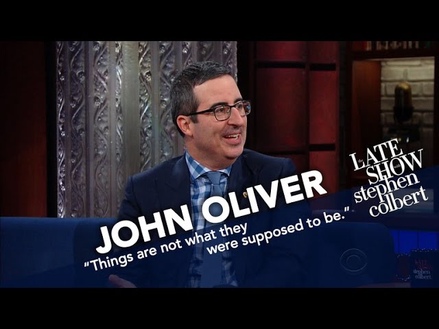 John Oliver Is Concerned for His Future in America