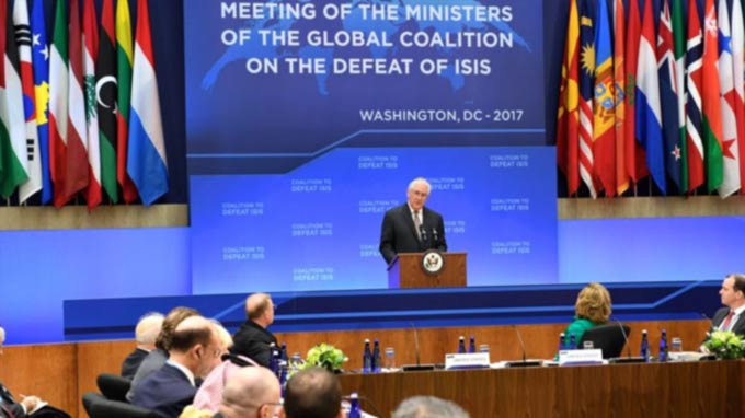Tillerson: Anti-IS Coalition ‘United’ in Stopping Terror Group