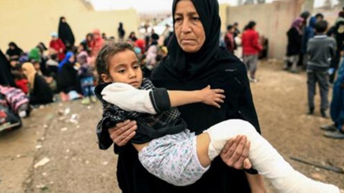UN: 4,000 civilians flee Mosul each day amid fighting