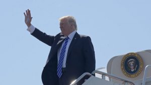 Trump Takes First International Trip as President