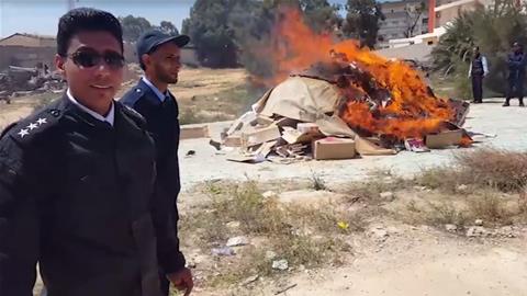 Forces loyal to Libya’s Khalifa Haftar burn 6,000 books