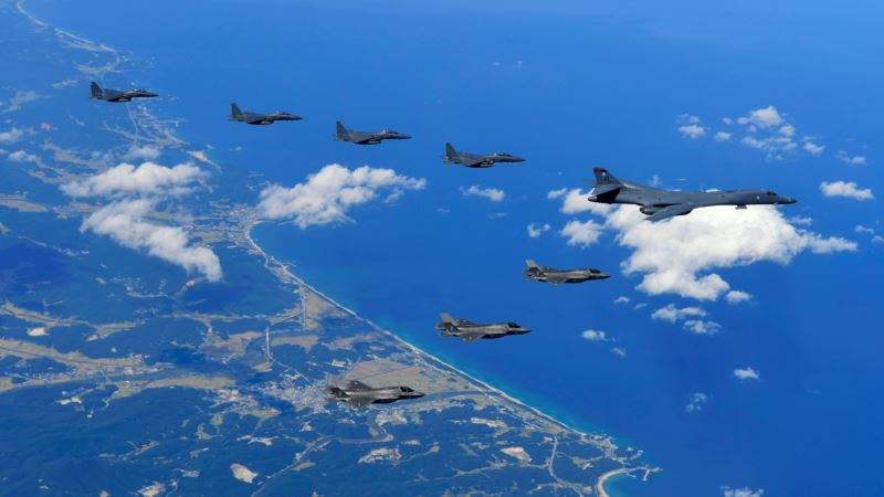 US, Allied Warplanes Stage Live-fire Exercise Over Korean Peninsula