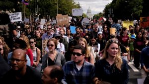 Protesters March Through Washington Streets for Racial Justice