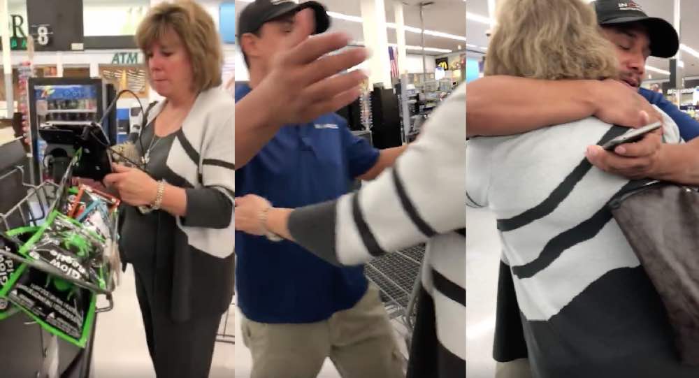 Woman Called 'Angel' After Her Sweet Gesture Was Recorded at Walmart