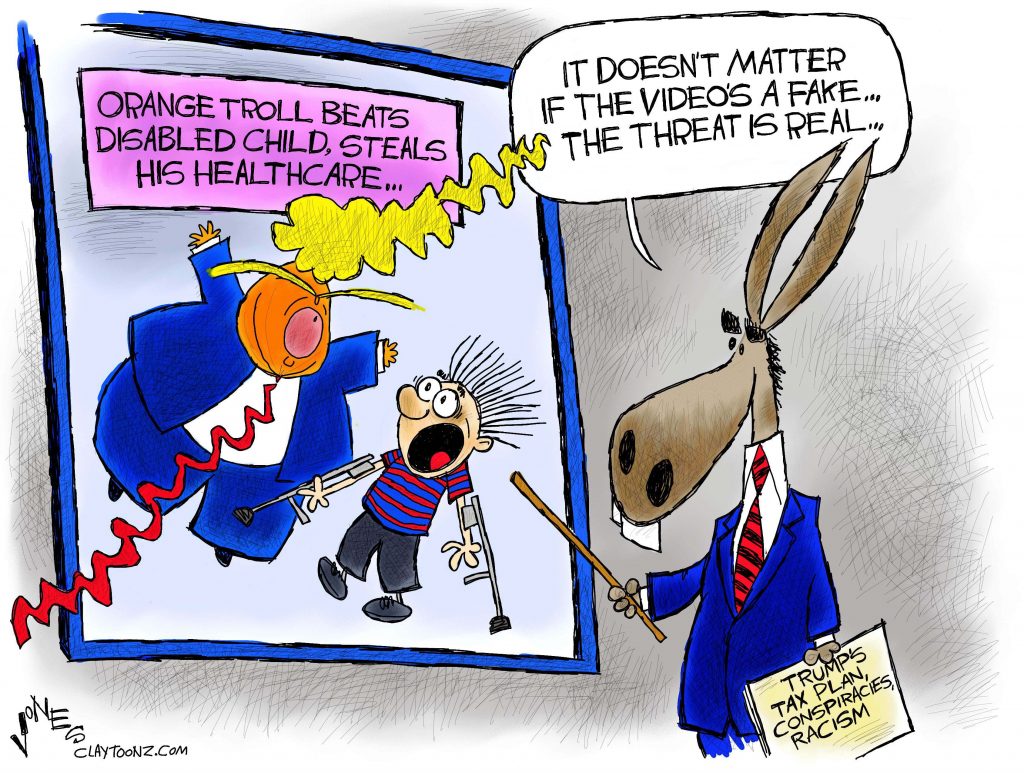 Trump Train Trolls (Cartoon and Column)