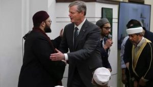 Charlie Baker, in first visit to a mosque as governor, offers message of inclusion