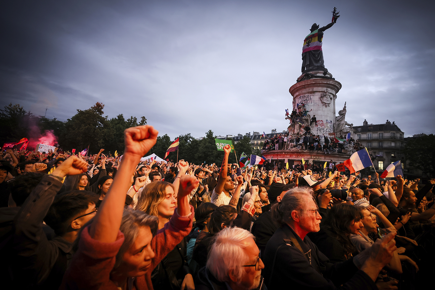 With National Rally showing strength in Sunday’s vote, French Muslims hold their breath