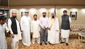 Prophet’s Mosque Imam Visits Religious Attaché in Pakistan