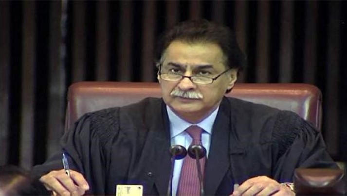 Ayaz Sadiq condemns human rights abuses in IIJOK and Palestine