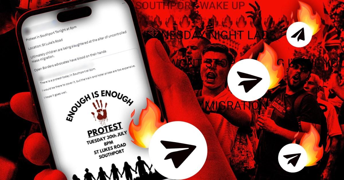 Inside TELEGRAM groups stoking violence across UK…