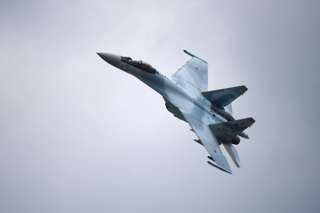 Russian Su-30 Fighter Jet Disappears Over Black Sea After Firing on Ukraine